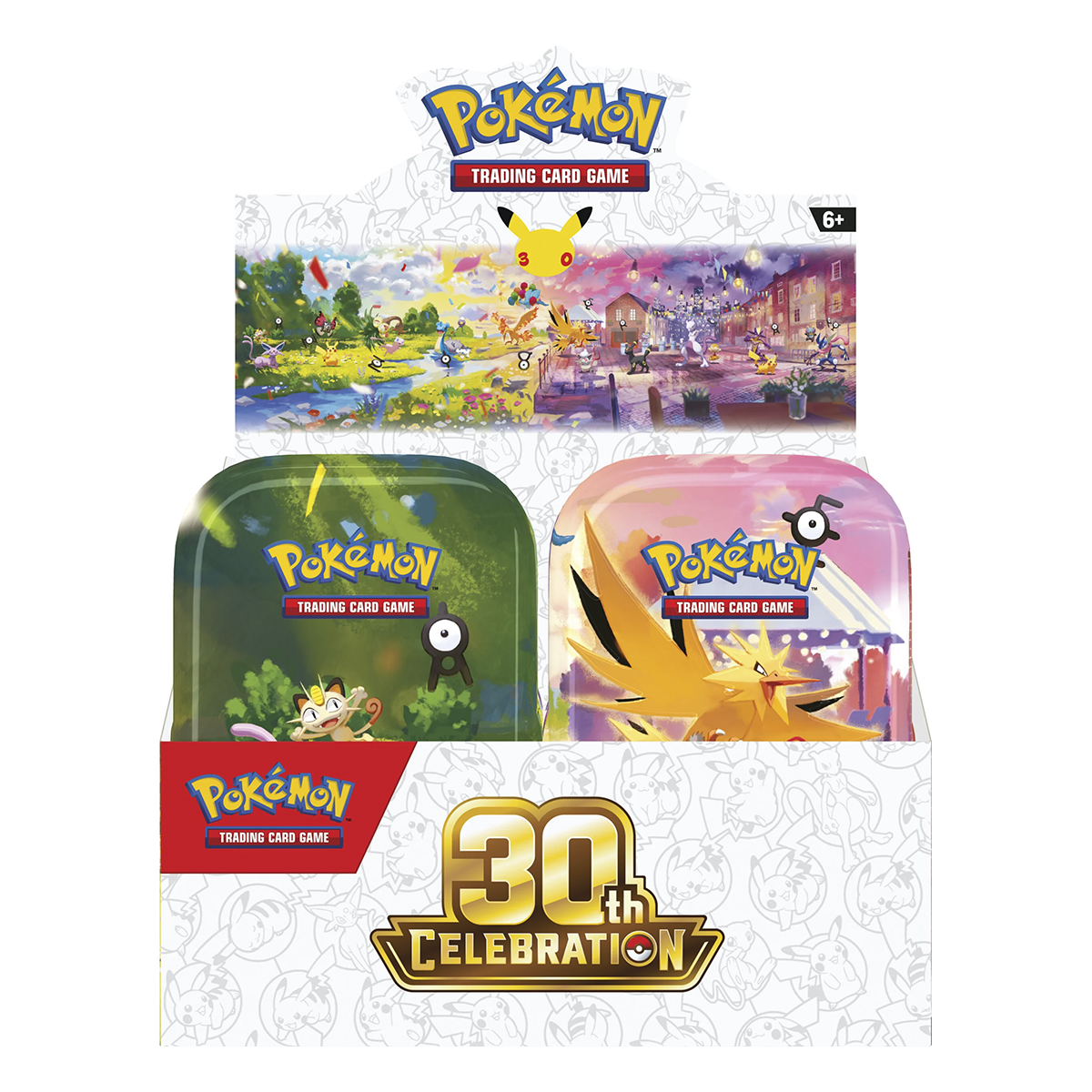 30th Celebration Mini Tin Display