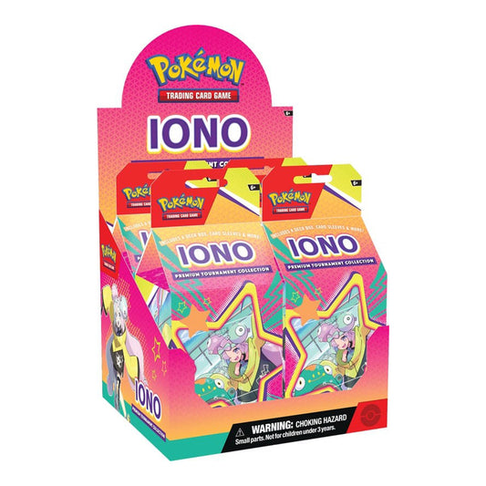 Pokemon Iono Premium Tournament Collection Display