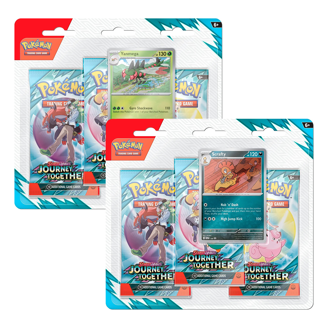 Pokemon Journey Together 3-Pack Blister