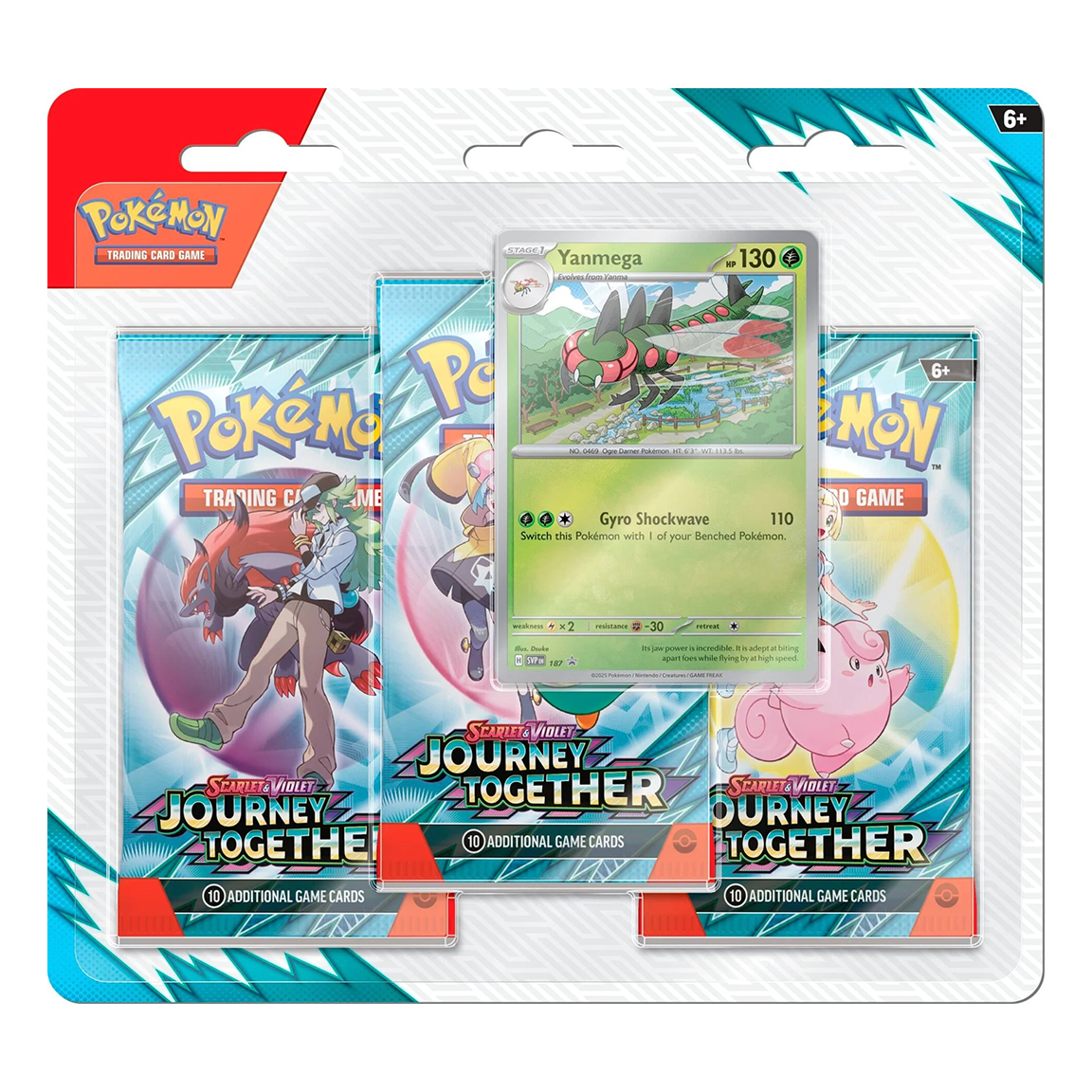 Pokemon Journey Together 3-Pack Blister
