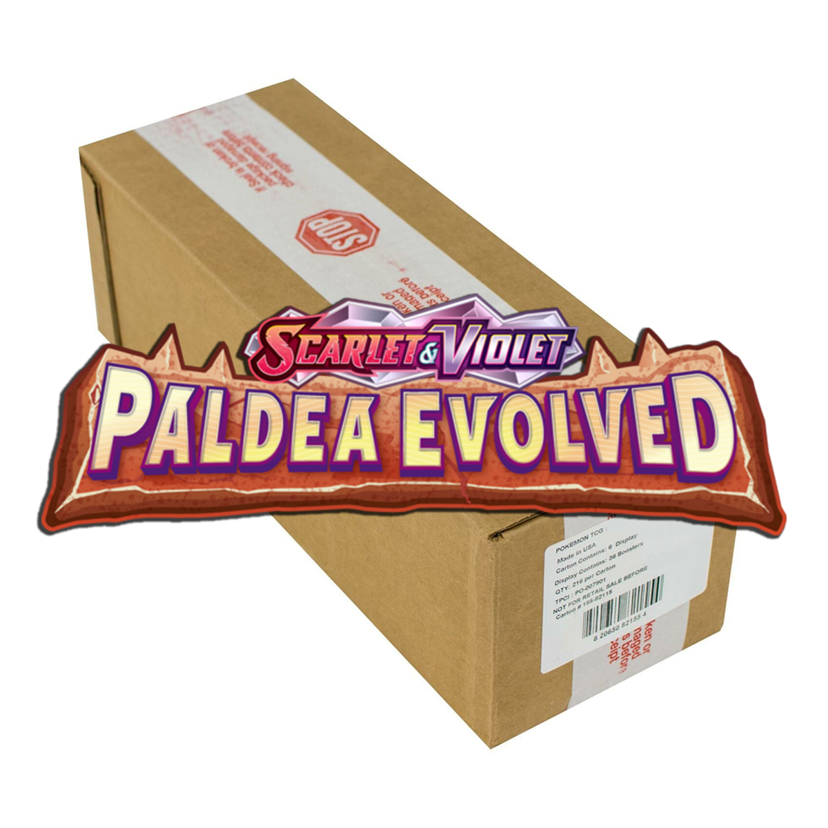 Pokemon Paldea Evolved Booster Box Case Pokemon Paldea Evolved Booster Box Case