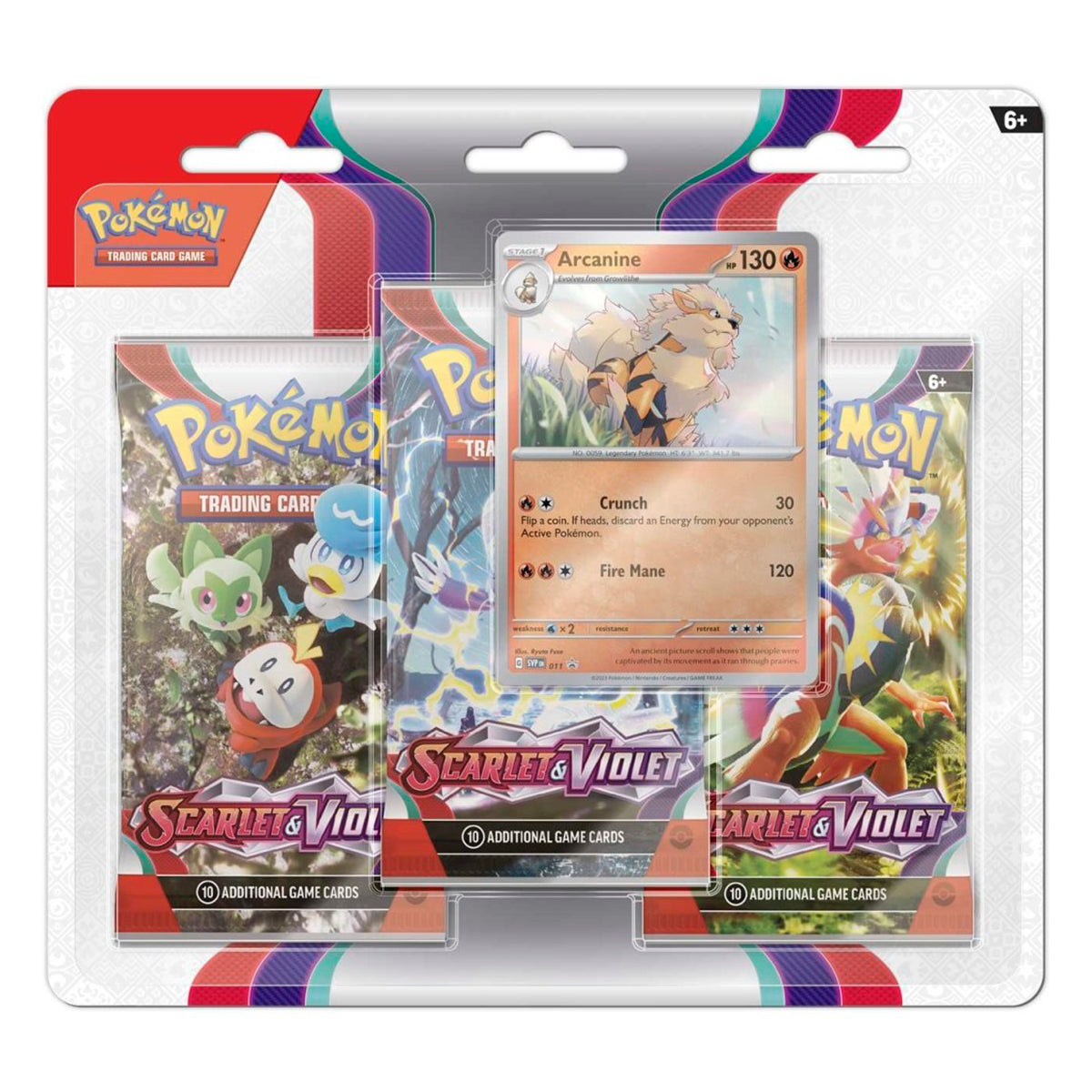 Pokemon Scarlet & Violet 3-Pack Blister