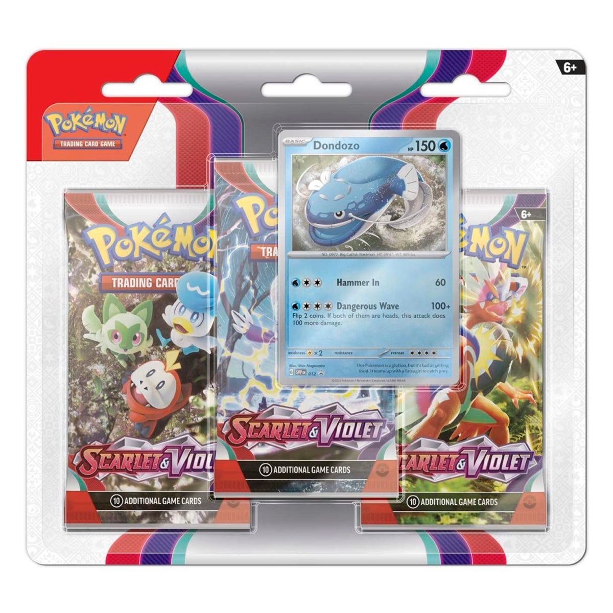Pokemon Scarlet & Violet 3-Pack Blister