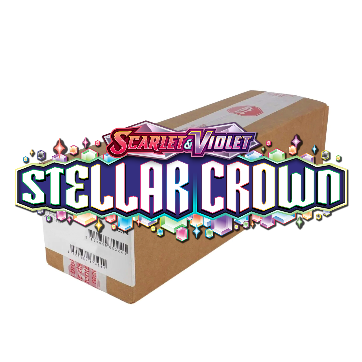 Stellar Crown Sleeved Booster Pack Case | Pokemon TCG PokeSama Stellar Crown Sleeved Booster Pack Case | Pokemon TCG PokeSama