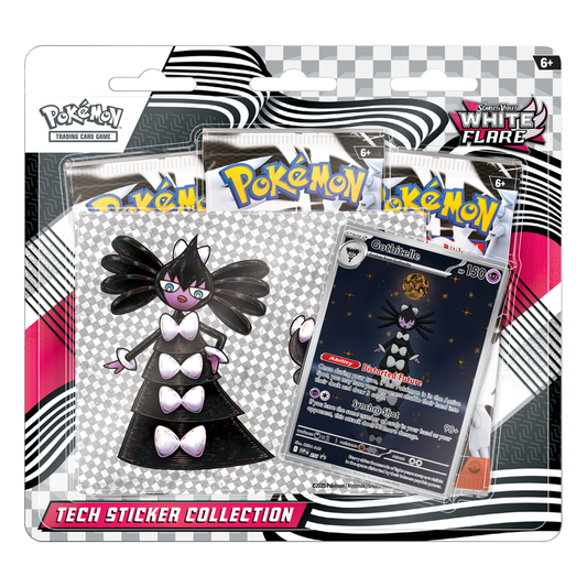 Pokemon White Flare Tech Sticker Collection
