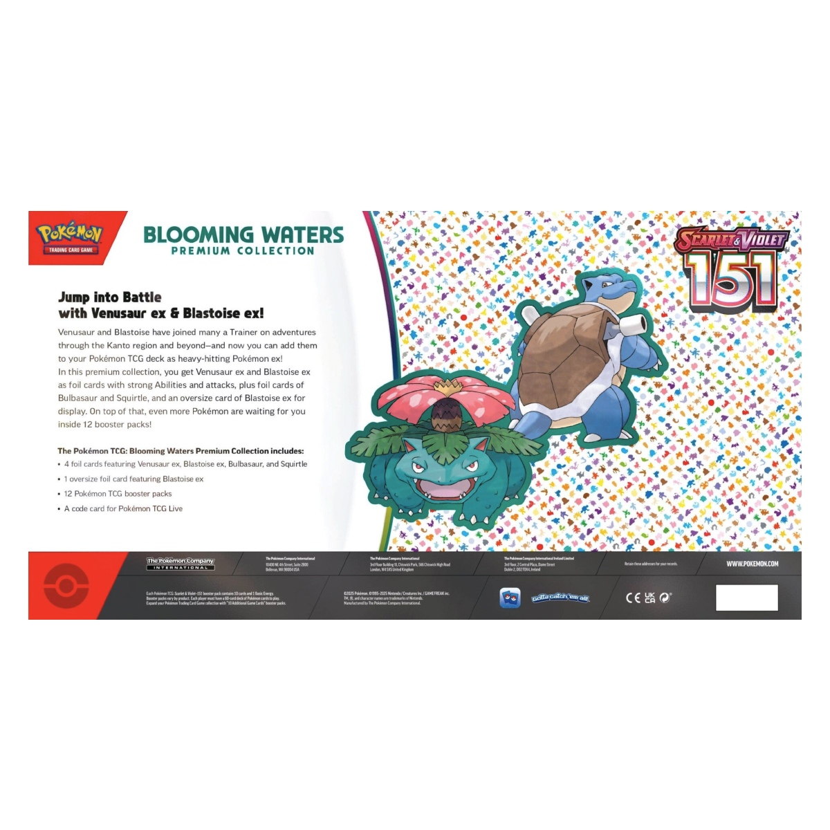 Pokemon Scarlet & Violet 151 - Blooming Waters Premium Collection