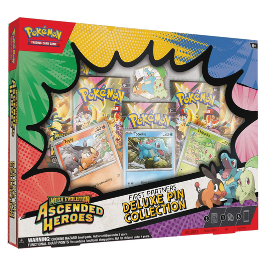 Pokemon Ascended Heroes First Partners Deluxe Pin Collection