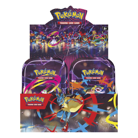 Pokemon Mega Heroes Mini Tin Display