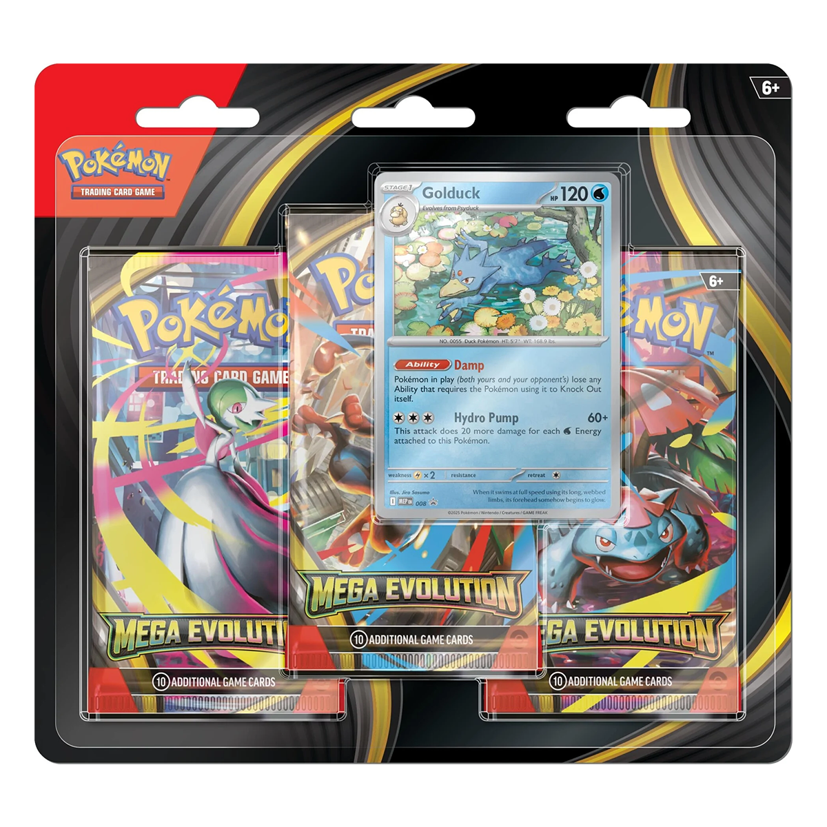 Pokemon Mega Evolution 3 Pack Blister