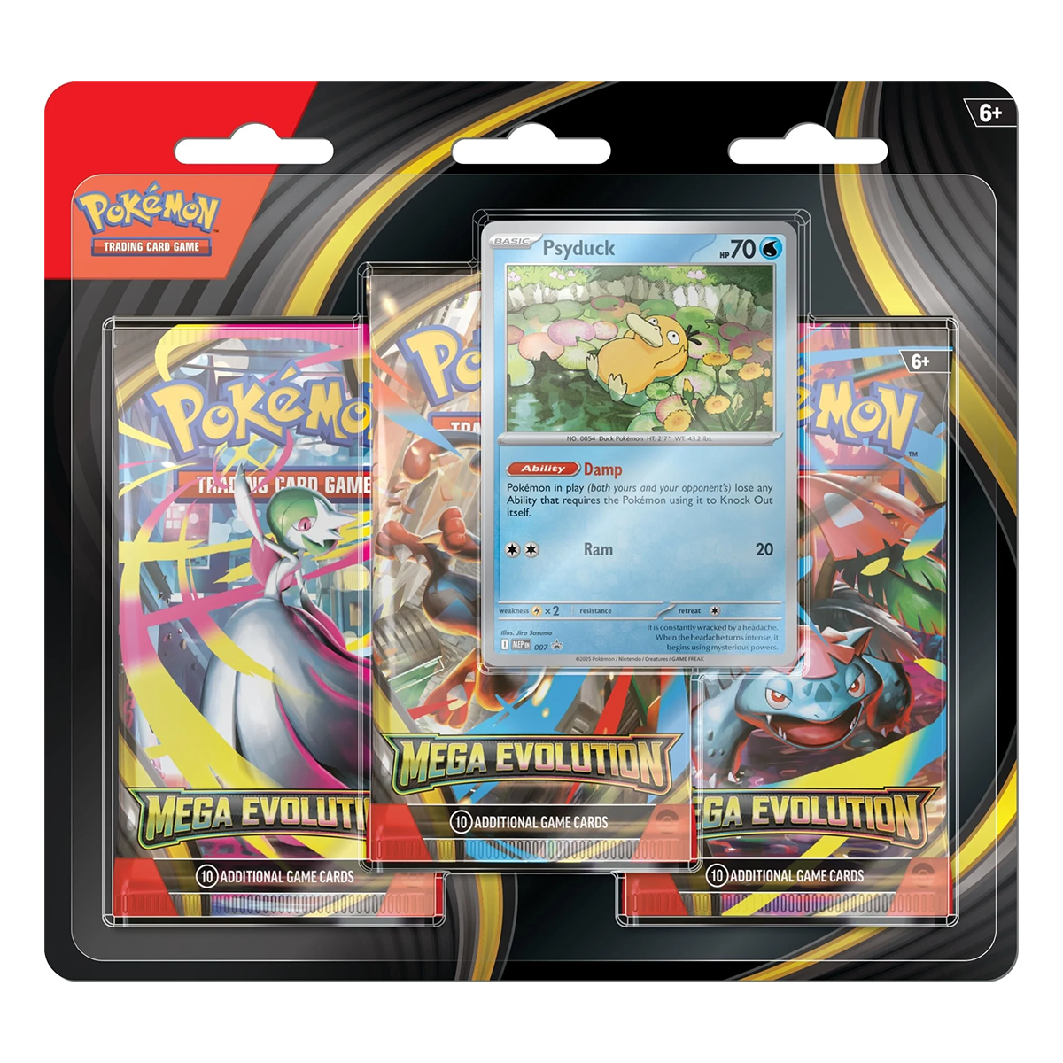 Pokemon Mega Evolution 3 Pack Blister
