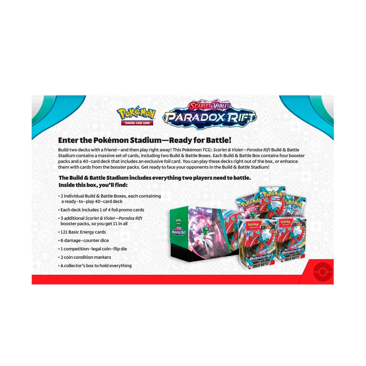 Pokemon Paradox Rift Build & Battle Stadium