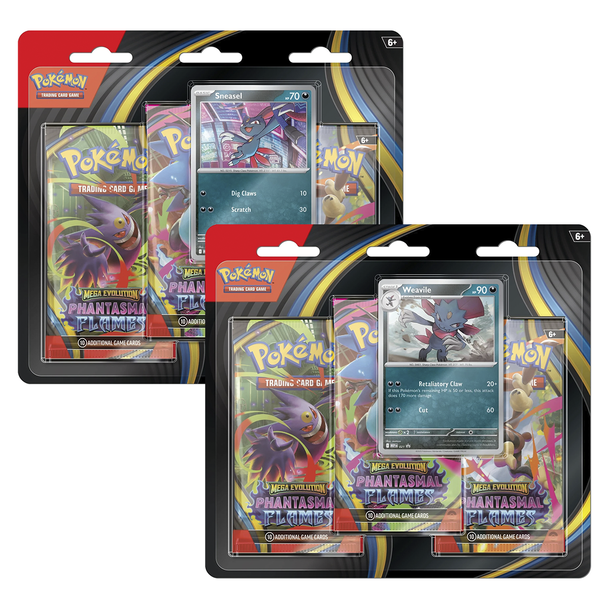 Pokemon Phantasmal Flames 3 Pack Blister