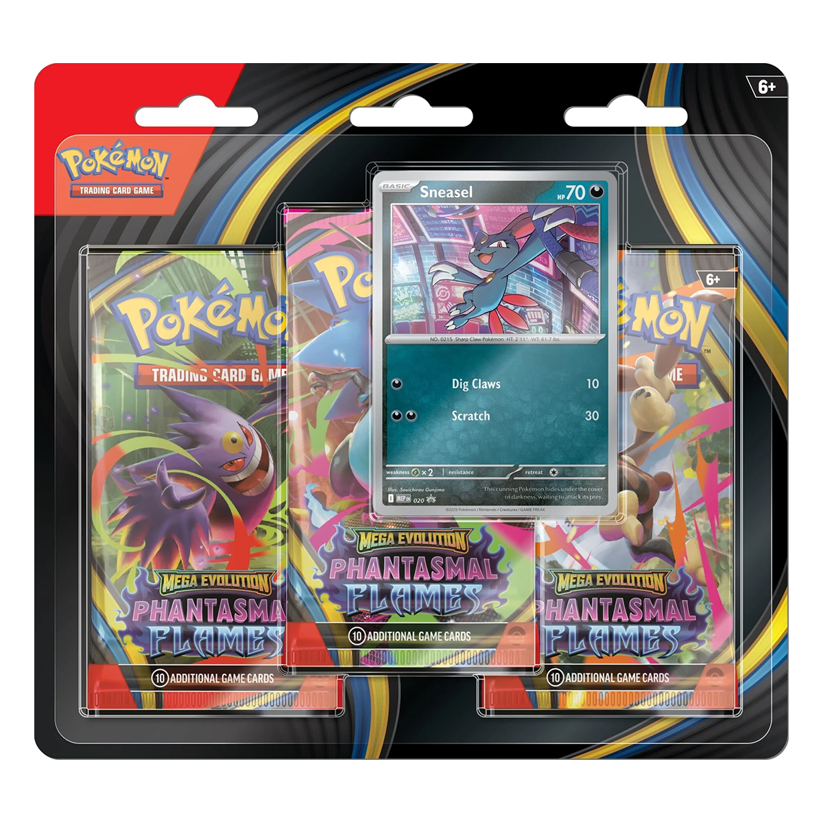 Pokemon Phantasmal Flames 3 Pack Blister