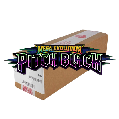 Pokemon Pitch Black Sleeved Booster Pack Case