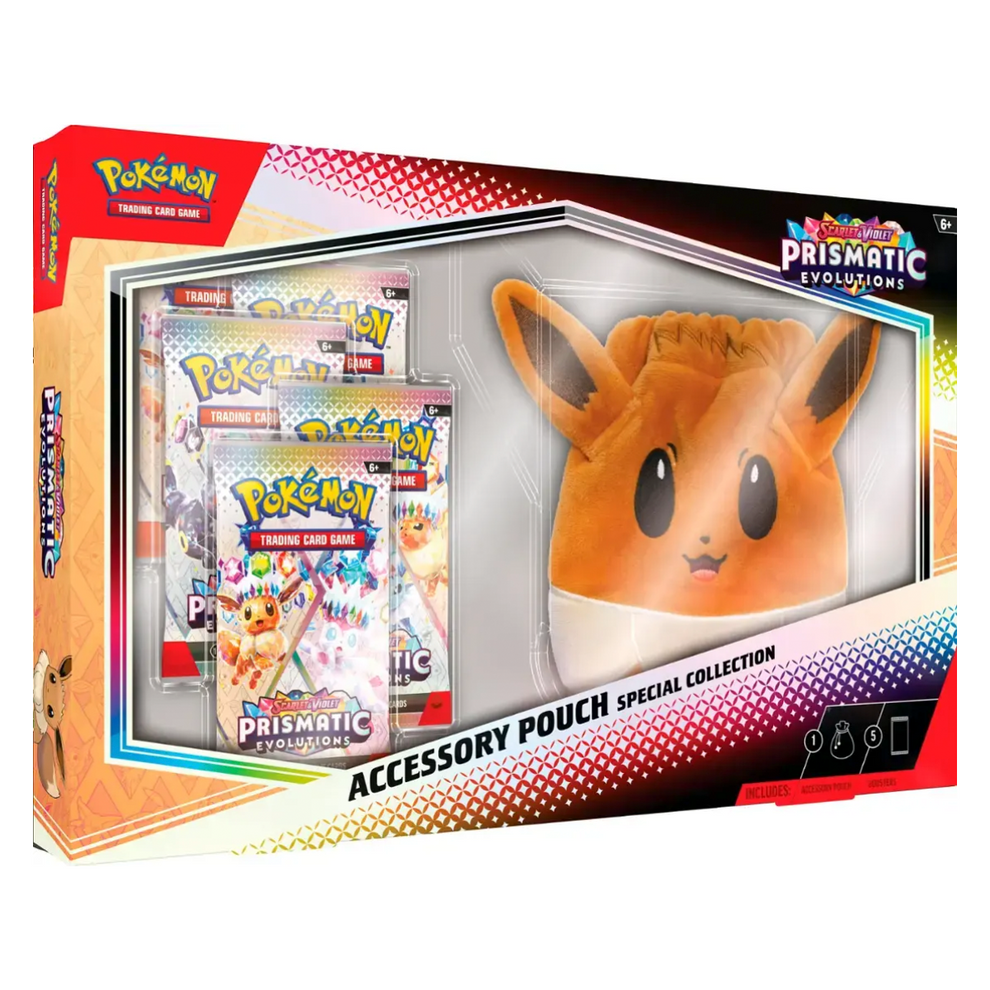 Pokemon Prismatic Evolutions Accessory Pouch Special Collection – PokeSama